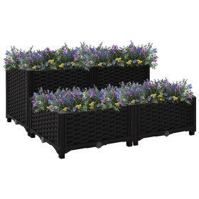 Arriate 80x80x38 cm polipropileno de vidaXL, Maceteros y jardineras - Ref: Foro24-316538, Precio: 68,53 €, Descuento: %