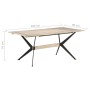 Solid mango wood dining table 180x90x76 cm by vidaXL, Kitchen and dining tables - Ref: Foro24-321688, Price: 219,08 €, Discou...