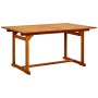 Mesa de comedor jardín madera maciza acacia (150-200)x100x75cm de vidaXL, Mesas de jardín - Ref: Foro24-316564, Precio: 258,9...