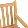 Solid teak wood garden bench 114 cm by vidaXL, garden benches - Ref: Foro24-316622, Price: 162,99 €, Discount: %