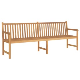 Gartenbank aus massivem Teakholz 228 cm von vidaXL, Gartenbänke - Ref: Foro24-316624, Preis: 331,99 €, Rabatt: %