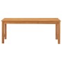 Solid teak wood garden bench 114 cm by vidaXL, garden benches - Ref: Foro24-316626, Price: 142,66 €, Discount: %