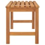 Solid teak wood garden bench 114 cm by vidaXL, garden benches - Ref: Foro24-316626, Price: 142,66 €, Discount: %