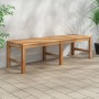 Banco de jardín de madera maciza de teca 150 cm de vidaXL, Bancos de jardín - Ref: Foro24-316627, Precio: 169,33 €, Descuento: %