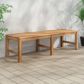 Banco de jardín de madera maciza de teca 150 cm de vidaXL, Bancos de jardín - Ref: Foro24-316627, Precio: 168,47 €, Descuento: %