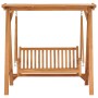 Solid teak wood rocking bench 170 cm by vidaXL, Garden rockers - Ref: Foro24-316629, Price: 723,99 €, Discount: %