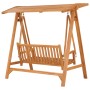 Solid teak wood rocking bench 170 cm by vidaXL, Garden rockers - Ref: Foro24-316629, Price: 723,99 €, Discount: %