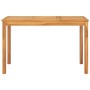 Teak solid wood garden dining table 120x70x77 cm by vidaXL, Garden tables - Ref: Foro24-316630, Price: 188,99 €, Discount: %