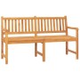 3-seater garden bench with solid teak wood table 150 cm by vidaXL, garden benches - Ref: Foro24-316631, Price: 299,99 €, Disc...