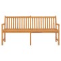 Solid teak wood garden bench 180 cm by vidaXL, garden benches - Ref: Foro24-316632, Price: 307,07 €, Discount: %