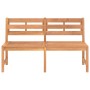 Solid teak wood garden bench 150 cm by vidaXL, garden benches - Ref: Foro24-316635, Price: 194,08 €, Discount: %