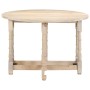 Mesa de comedor redonda de madera maciza de mango 110x76 cm de vidaXL, Mesas de cocina y de comedor - Ref: Foro24-321700, Pre...