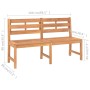 Solid teak wood garden bench 150 cm by vidaXL, garden benches - Ref: Foro24-316635, Price: 194,08 €, Discount: %