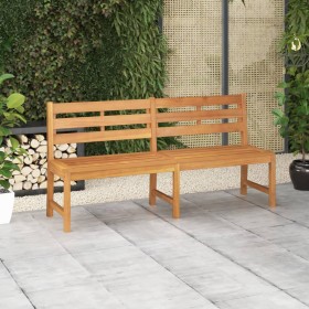 Banco de jardín de madera maciza de teca 180 cm de vidaXL, Bancos de jardín - Ref: Foro24-316636, Precio: 316,99 €, Descuento: %