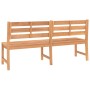 Banco de jardín de madera maciza de teca 180 cm de vidaXL, Bancos de jardín - Ref: Foro24-316636, Precio: 303,99 €, Descuento: %