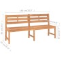 Solid teak wood garden bench 180 cm by vidaXL, garden benches - Ref: Foro24-316636, Price: 303,99 €, Discount: %