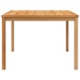 Mesa de comedor de jardín madera maciza de teca 110x110x77 cm de vidaXL, Mesas de jardín - Ref: Foro24-316637, Precio: 253,99...