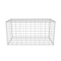 Gabion wall basket galvanized steel 100x50x50 cm by vidaXL, fence panels - Ref: Foro24-142549, Price: 50,99 €, Discount: %