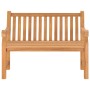 Solid teak wood garden bench 114 cm by vidaXL, garden benches - Ref: Foro24-316638, Price: 313,55 €, Discount: %