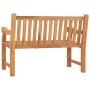 Solid teak wood garden bench 114 cm by vidaXL, garden benches - Ref: Foro24-316638, Price: 313,55 €, Discount: %