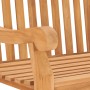 Solid teak wood garden bench 114 cm by vidaXL, garden benches - Ref: Foro24-316638, Price: 313,55 €, Discount: %