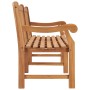 Solid teak wood garden bench 228 cm