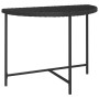 Mesa de jardín de ratán sintético negra 100x50x75 cm de vidaXL, Mesas de jardín - Ref: Foro24-316652, Precio: 64,82 €, Descue...