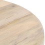 Mesa de comedor redonda de madera maciza de mango 110x76 cm de vidaXL, Mesas de cocina y de comedor - Ref: Foro24-321700, Pre...