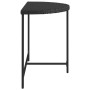 Mesa de jardín de ratán sintético negra 100x50x75 cm de vidaXL, Mesas de jardín - Ref: Foro24-316652, Precio: 64,82 €, Descue...