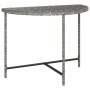 Mesa de jardín de ratán sintético gris 100x50x75 cm de vidaXL, Mesas de jardín - Ref: Foro24-316653, Precio: 53,99 €, Descuen...