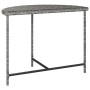 Mesa de jardín de ratán sintético gris 100x50x75 cm de vidaXL, Mesas de jardín - Ref: Foro24-316653, Precio: 53,99 €, Descuen...