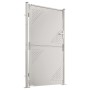 Puerta de jardín de acero inoxidable 100x180 cm de vidaXL, Puertas de jardín - Ref: Foro24-316868, Precio: 208,99 €, Descuent...