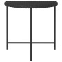 Mesa de jardín de ratán sintético negra 80x50x75 cm de vidaXL, Mesas de jardín - Ref: Foro24-316654, Precio: 70,08 €, Descuen...