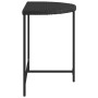 Mesa de jardín de ratán sintético negra 80x50x75 cm de vidaXL, Mesas de jardín - Ref: Foro24-316654, Precio: 70,08 €, Descuen...