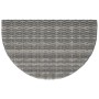 Mesa de jardín ratán sintético gris 80x50x75 cm de vidaXL, Mesas de jardín - Ref: Foro24-316655, Precio: 62,01 €, Descuento: %