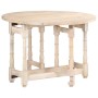 Mesa de comedor redonda de madera maciza de mango 110x76 cm de vidaXL, Mesas de cocina y de comedor - Ref: Foro24-321700, Pre...