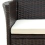 Garden chairs with cushions, 2 units, synthetic brown rattan by vidaXL, Garden chairs - Ref: Foro24-316679, Price: 143,99 €, ...