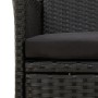 Garden chairs 2 units with black synthetic rattan cushions by vidaXL, Garden chairs - Ref: Foro24-316681, Price: 120,99 €, Di...