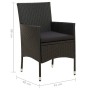 Garden chairs 2 units with black synthetic rattan cushions by vidaXL, Garden chairs - Ref: Foro24-316681, Price: 120,99 €, Di...