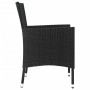 Garden chairs 4 units with black synthetic rattan cushions by vidaXL, Garden chairs - Ref: Foro24-316688, Price: 223,39 €, Di...