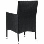 Garden chairs 4 units with black synthetic rattan cushions by vidaXL, Garden chairs - Ref: Foro24-316688, Price: 223,39 €, Di...