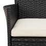 Garden chairs 4 units with black synthetic rattan cushions by vidaXL, Garden chairs - Ref: Foro24-316688, Price: 223,39 €, Di...