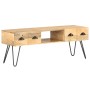 Solid mango wood TV stand 120x35x45 cm by vidaXL, TV Furniture - Ref: Foro24-321790, Price: 119,29 €, Discount: %