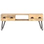 Solid mango wood TV stand 120x35x45 cm by vidaXL, TV Furniture - Ref: Foro24-321790, Price: 119,29 €, Discount: %