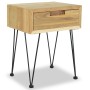 Bedside tables 2 units solid teak 40x30x50 cm by vidaXL, Nightstands - Ref: Foro24-3057527, Price: 147,81 €, Discount: %