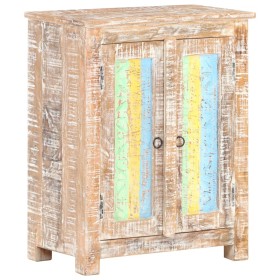 Aparador de madera de mango rugosa 61x35x76 cm de vidaXL, Aparadores - Ref: Foro24-321792, Precio: 177,34 €, Descuento: %