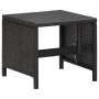 Garden stools 4 units and black synthetic rattan cushions by vidaXL, Garden chairs - Ref: Foro24-316748, Price: 112,99 €, Dis...