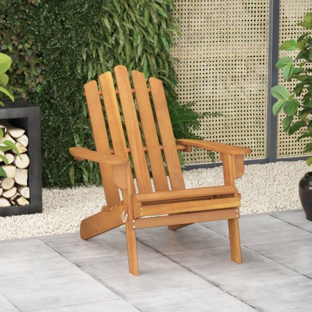 Silla de jardín Adirondack de madera maciza de acacia de vidaXL, Sillas de jardín - Ref: Foro24-316830, Precio: 126,40 €, Des...