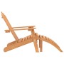 Silla de jardín Adirondack con reposapiés madera acacia maciza de vidaXL, Sillas de jardín - Ref: Foro24-316831, Precio: 135,...