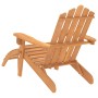 Adirondack Gartenstuhl mit Fußstütze massives Akazienholz von vidaXL, Gartenstühle - Ref: Foro24-316831, Preis: 134,88 €, Rab...